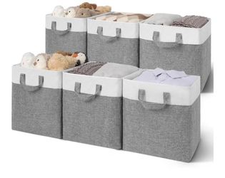 Basket Bins With Metal Frames