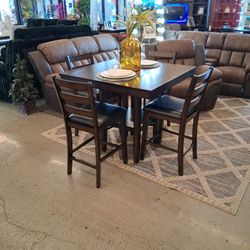 5PC Wood Dining Set