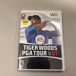 Tiger Woods PGA Tour 2007 Nintendo Wii