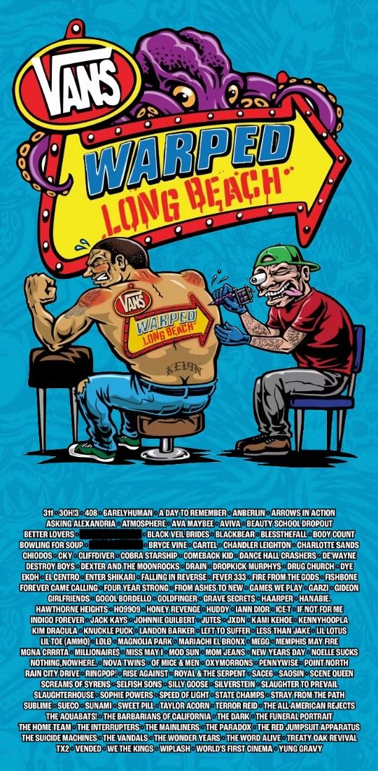 Selling 1(One) 2day VIP Ticket Vans Warped Tour Long Beach