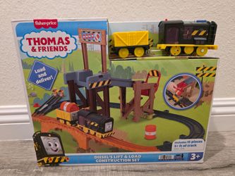 Fisher-Price Thomas & Friends Diesel's Lift & Load Set Train Playset NEW