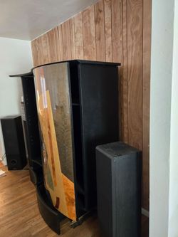 Sculptural Italian Contemporary Cabinet / Media Cabinet