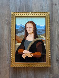 LEGO Art Mona Lisa 31213 – Fully Assembled Framed Wall Art