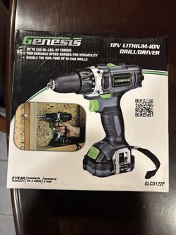 Genesis 12v Drill Kit