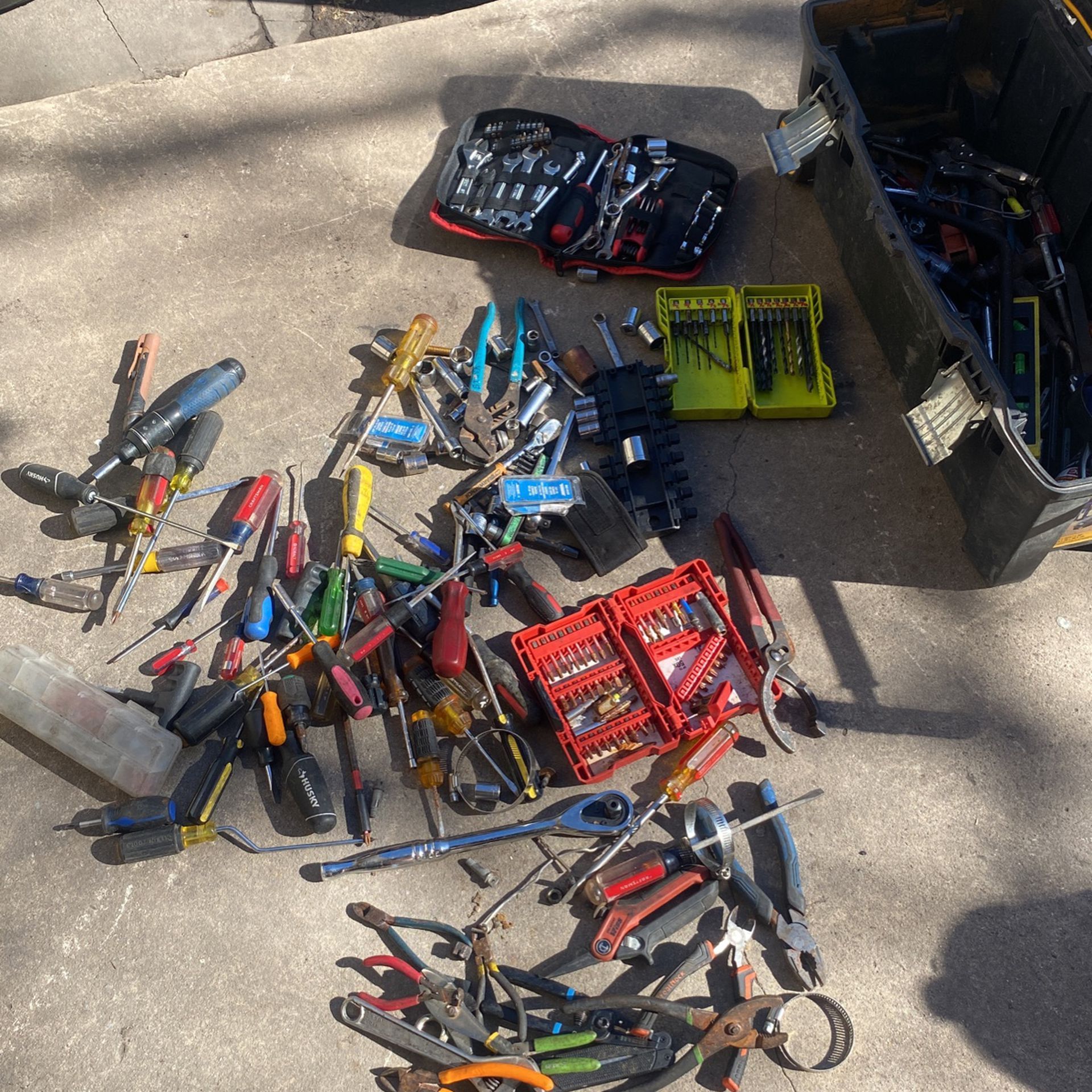 Dewalt Toolbox With Wheels And Handle Plus Everything Inside for Sale