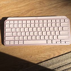 Logi MX Keys Mini Pink Keyboard