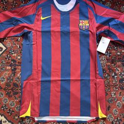 Nike FC Barcelona Re-Issue 2005/06 Ronaldinho #10 Home Jersey Multicolor