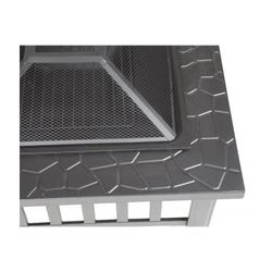 Fire sense square steel fire pit
