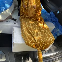 Extra large dog giraffe costume