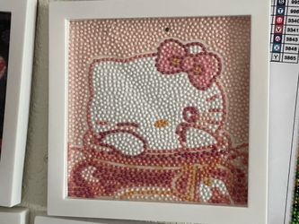hello kitty diamond painting