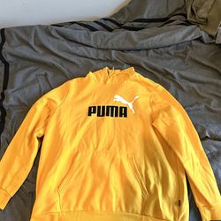 Yellow Puma Hoodie - XL