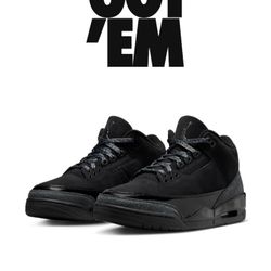 Jordan 3 Black Cat