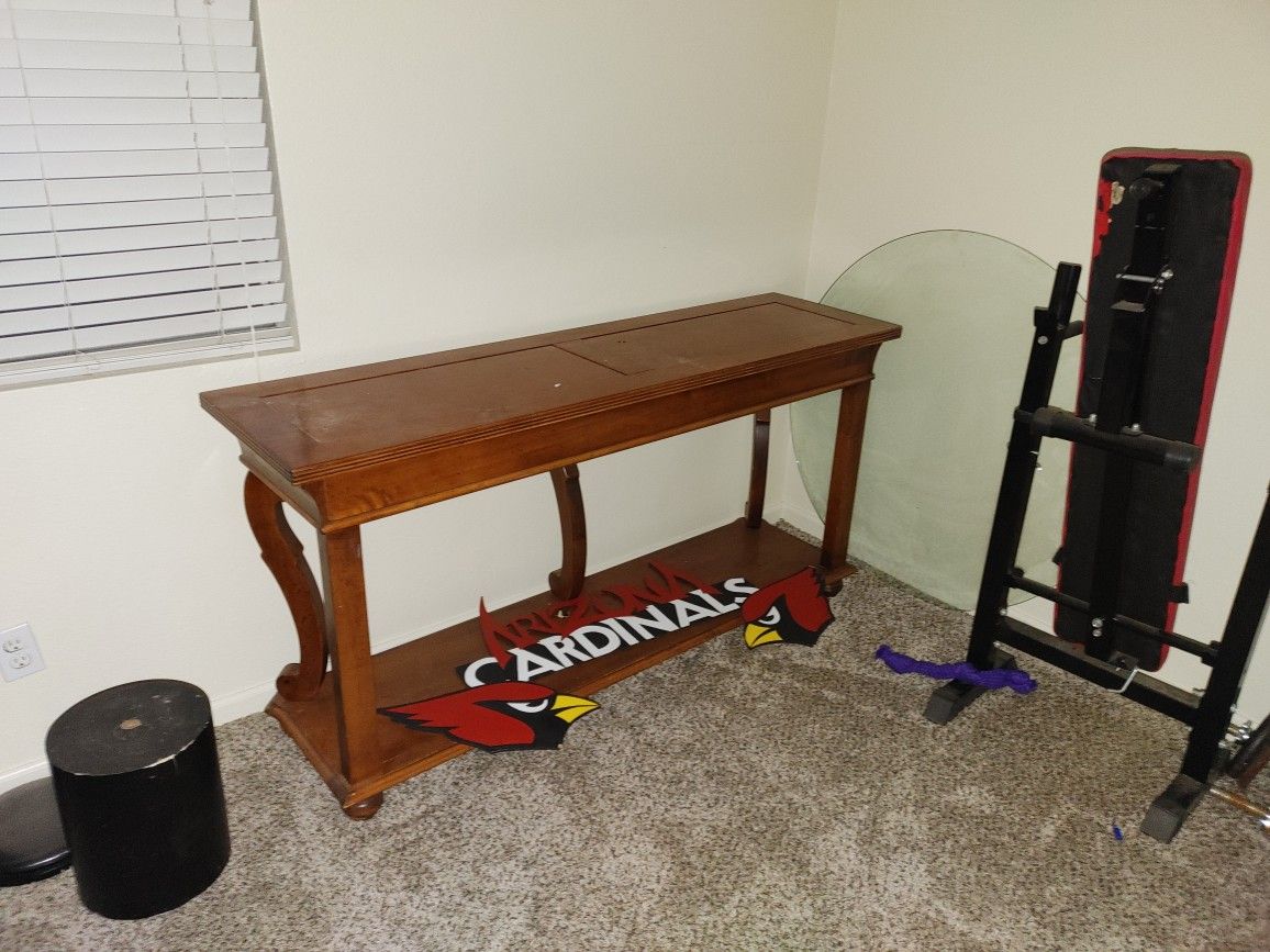 Heavy Wood Stand