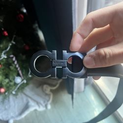 Black On Black Salvatore Ferragamo  B3lt (the Charge For Selling Jewelry So I Used 3)