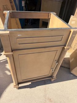 24” NO TOP BATHROOM VANITY CABINET