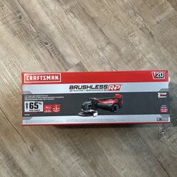 CRAFTSMAN V20 RP 4.5-in 20-volt max Paddle Switch Brushless Cordless Angle grinder
