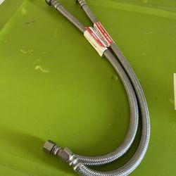 Two Fluidmaster 1/2” female pipe, 3/8” compression Faucet