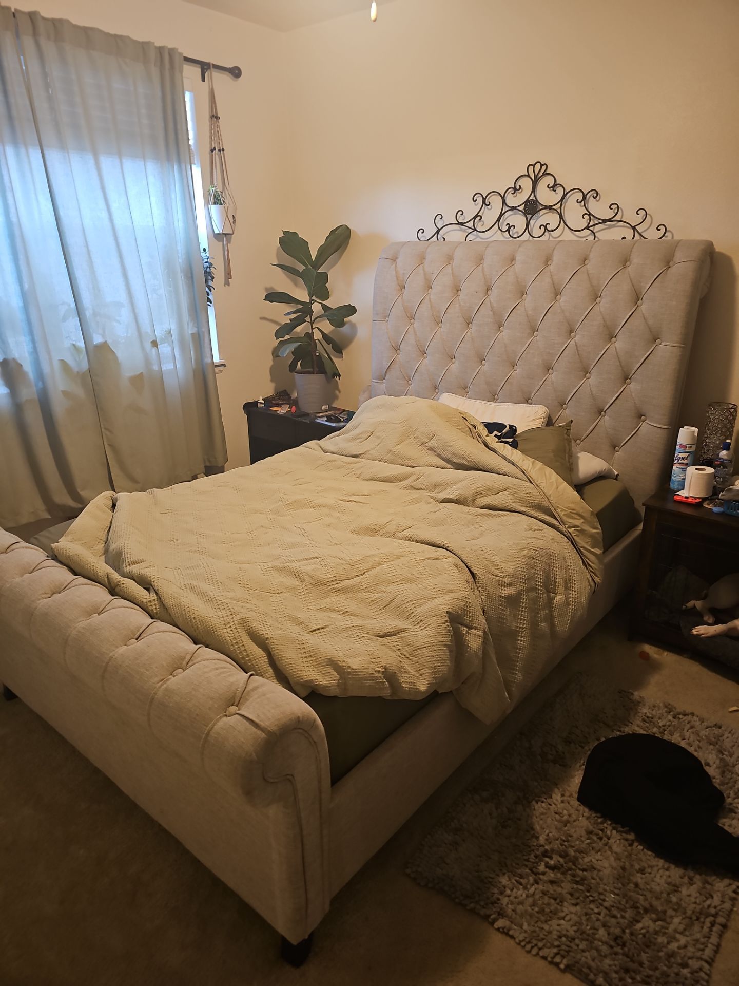 Grey Bed