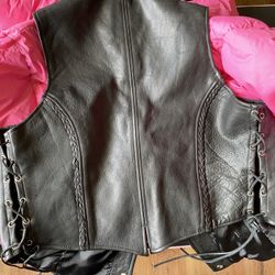 XL Leather Vest