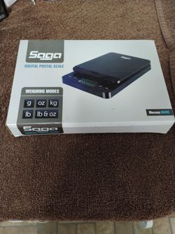 Saga Digital Postal Scale-Durable Black