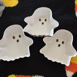 Plastic Ghost Snack Bowls
