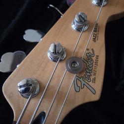 CRAZY PRICE Fender Jazz Bass Wine Red 4 String Fully Set Up