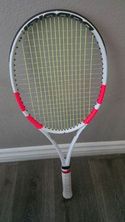 Near New Babolat Pure Strike 98 16x19 4 1/4 grip trade or offer tennis racquet