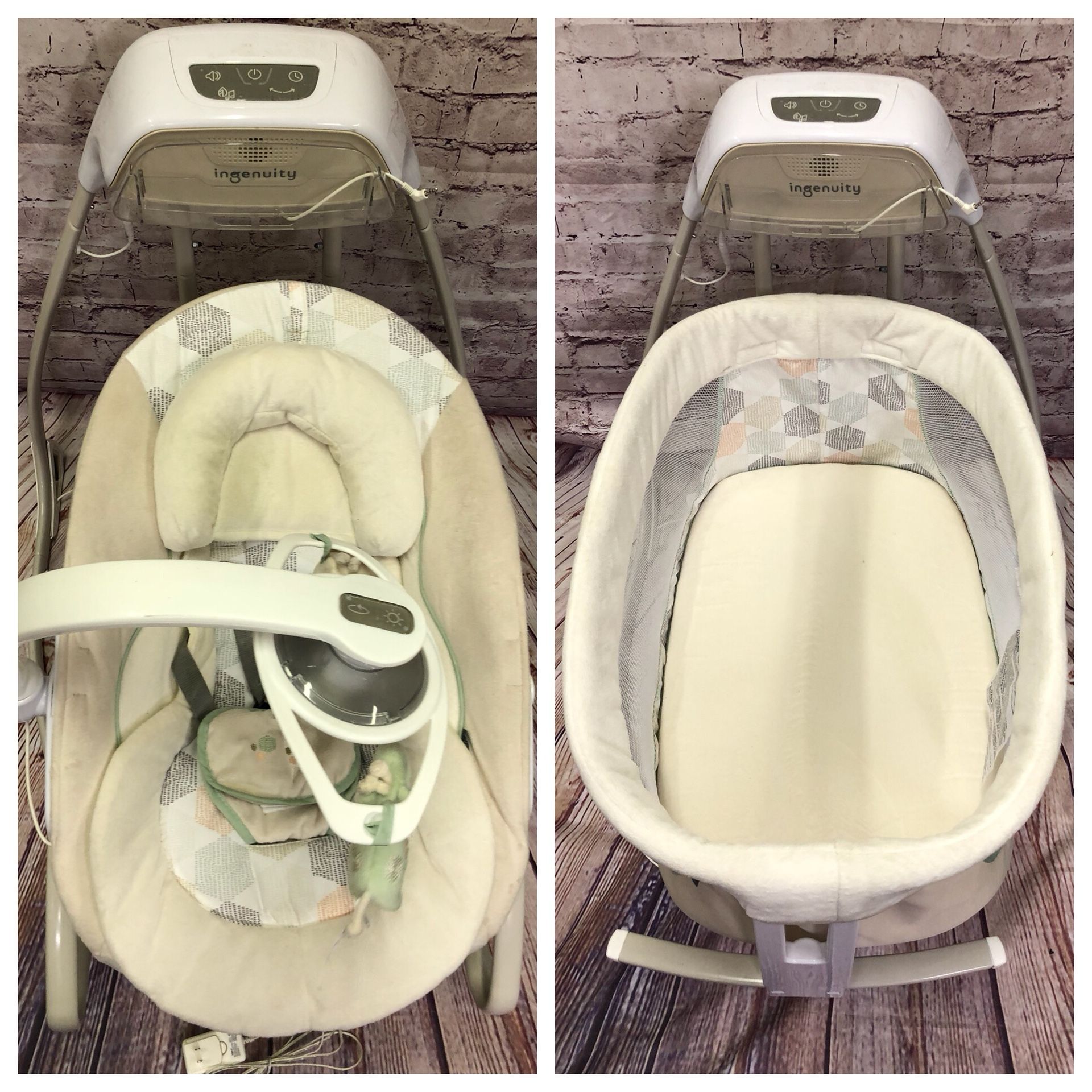 Ingenuity 3 in 1 bassinet swing baby combo