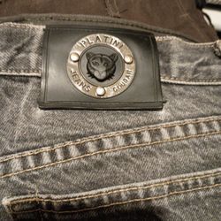 Platini Black Jeans Size28