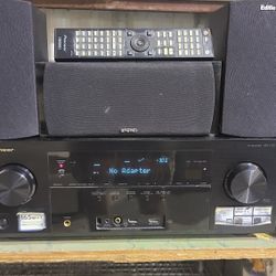 Pioneer VSX-1122-K Home theater receiver + Surround sound speakers
