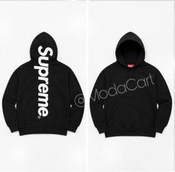 Supreme Logo Hoodie Black Large