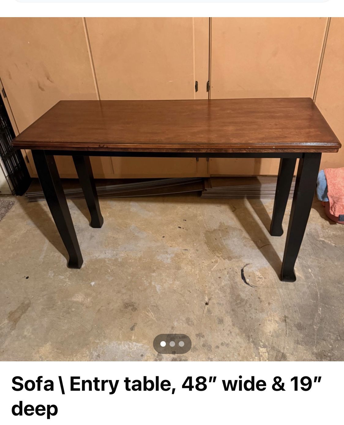 Sofa/Entry Table 