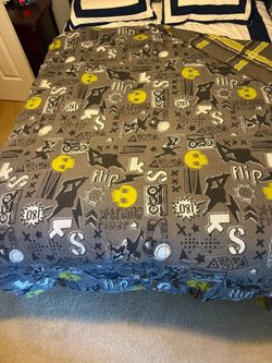 X-treme Rider Skateboard Graffiti Comforter