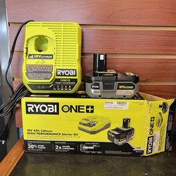 Ryobi 18v ONE+ Battery and Charger set