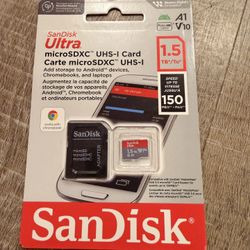 New and Unopened SanDisk A1 1.5TB microSDXC Card