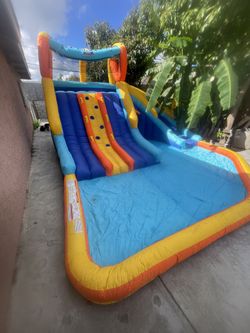 BESTWAY MY 1ST TRIPLE WATER SLIDE W/ SPLASH POOL & WATER SPRAYERS