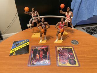 Jordan Pippen Chicago Bulls, Dream Team, Starting Lineups Open Loose