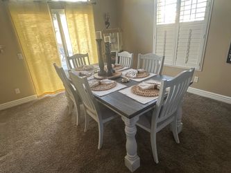 New Dining Table and 6 Chairs