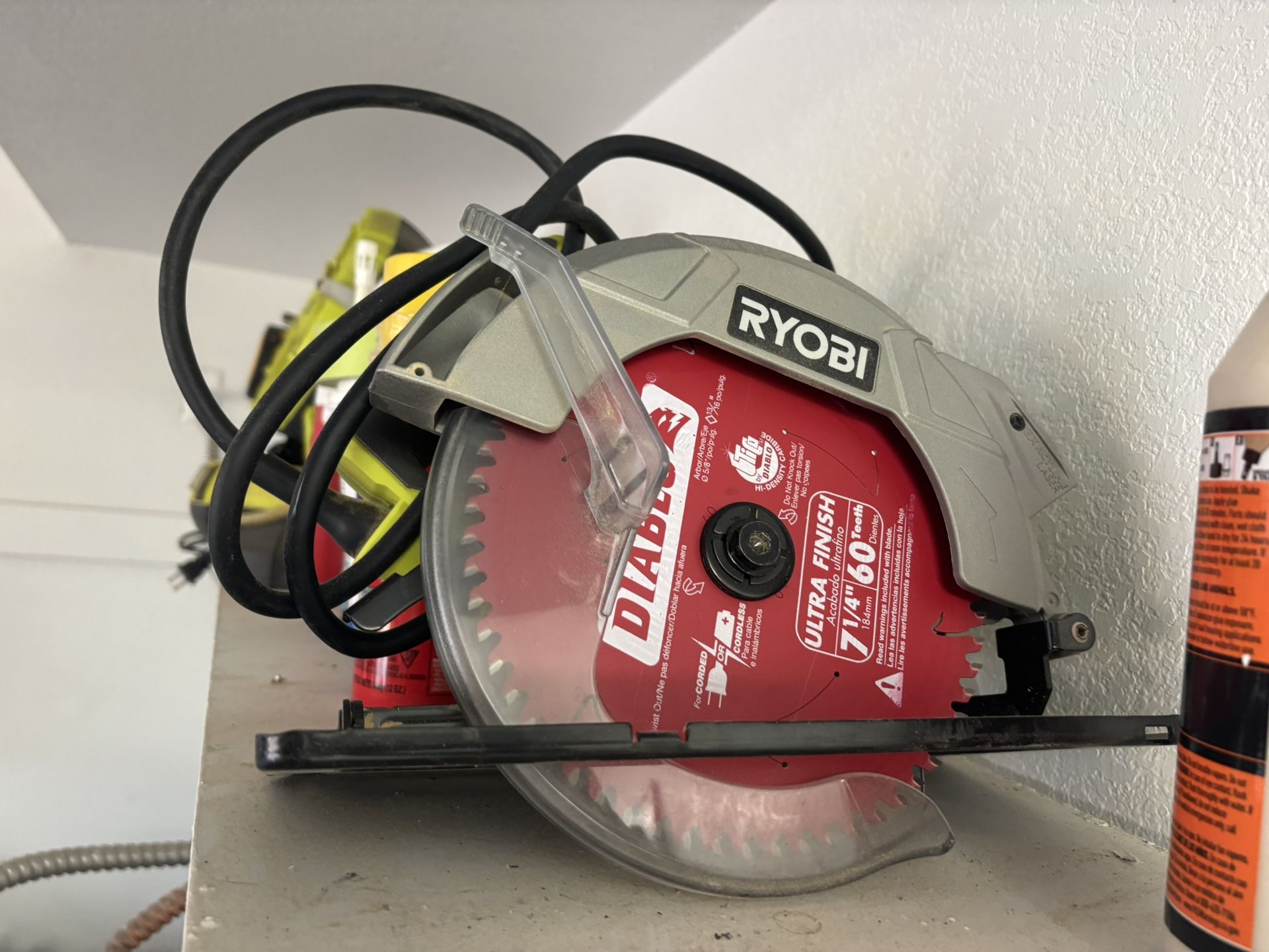 Ryobi 14amp 7.25" Circular Saw With Laser