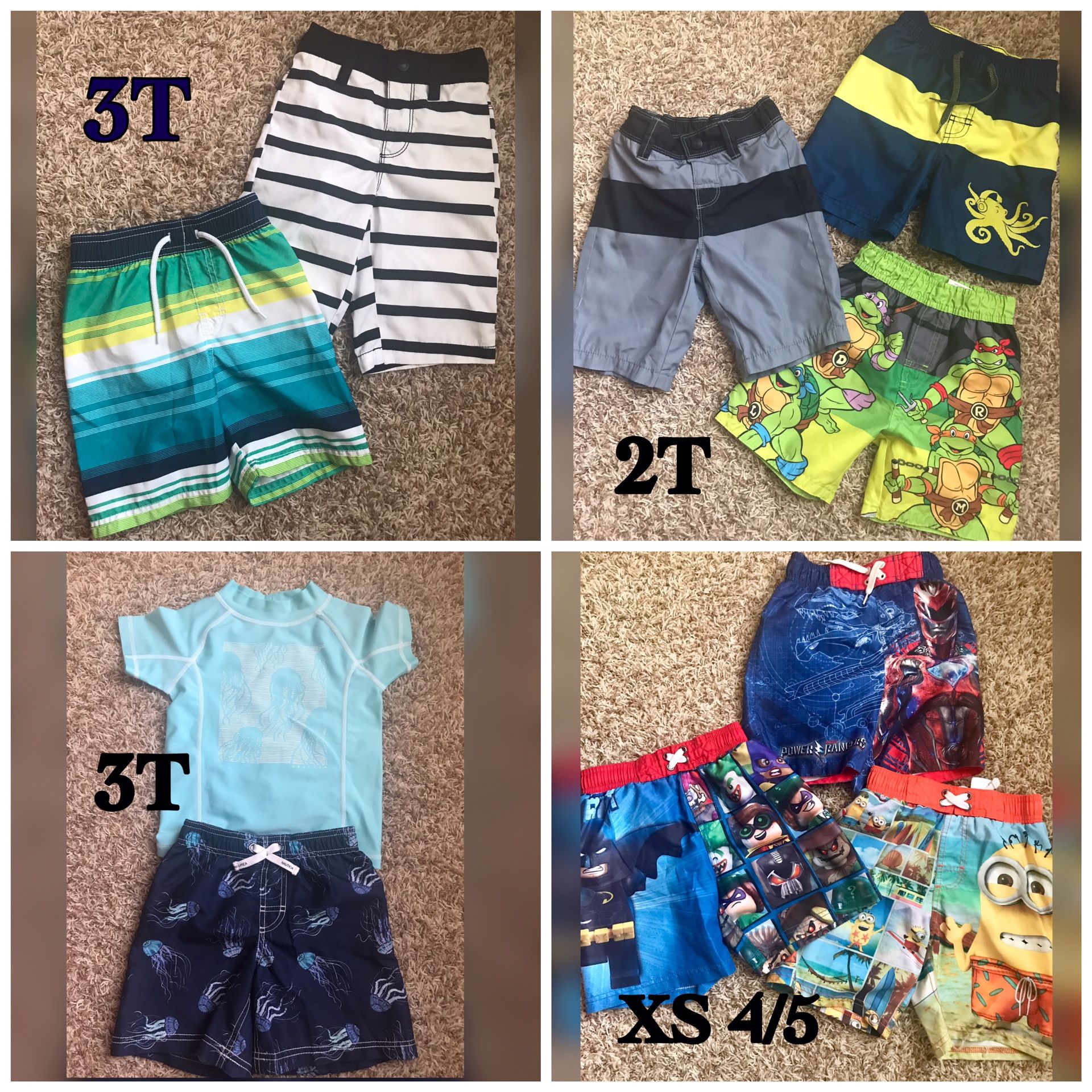Boys swim trunks