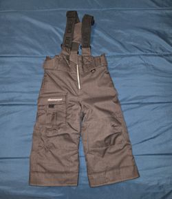 Obermeyer Kids Unisex Size 2 Gray I-Grow System Snow Ski Pants - Worn Once