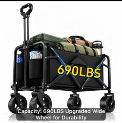 ☮️✝️💟 Brand New Black Utility Cart/Wagon