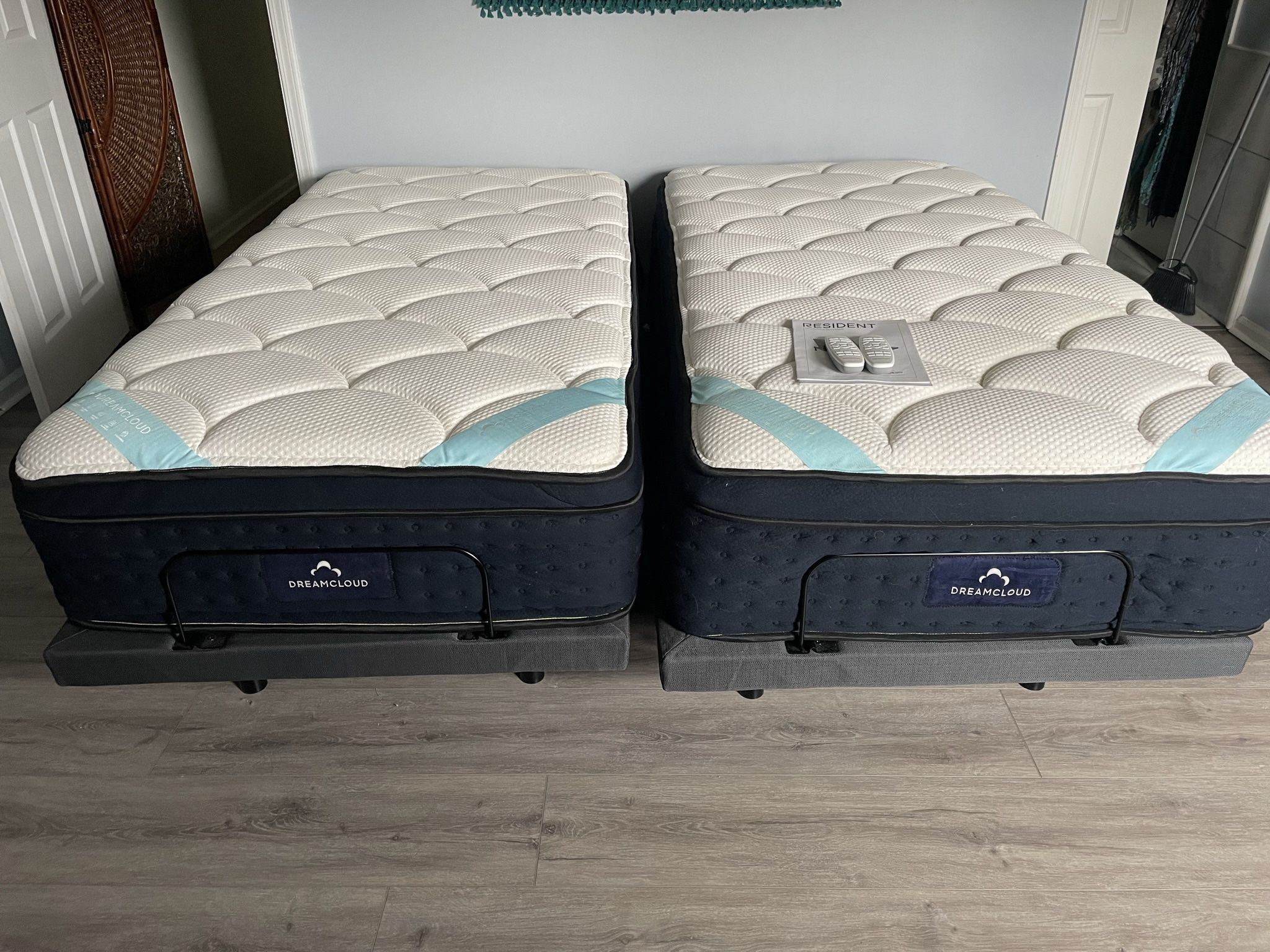 SMOKING FRIENDLY Dreamcloud Premier Split King Mattress Set-DISCOUNTED MATTRESS ONLY