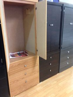 New compressed wood closet