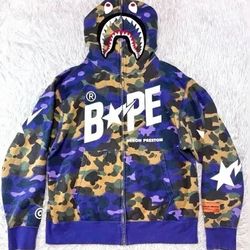 Bape X heron Preston hoodie