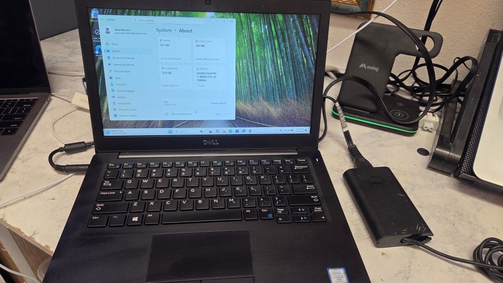 Dell Latitude 7290
Intel i7 - 8650U 32Ram 512SSD
Win 11 - Office 2021
