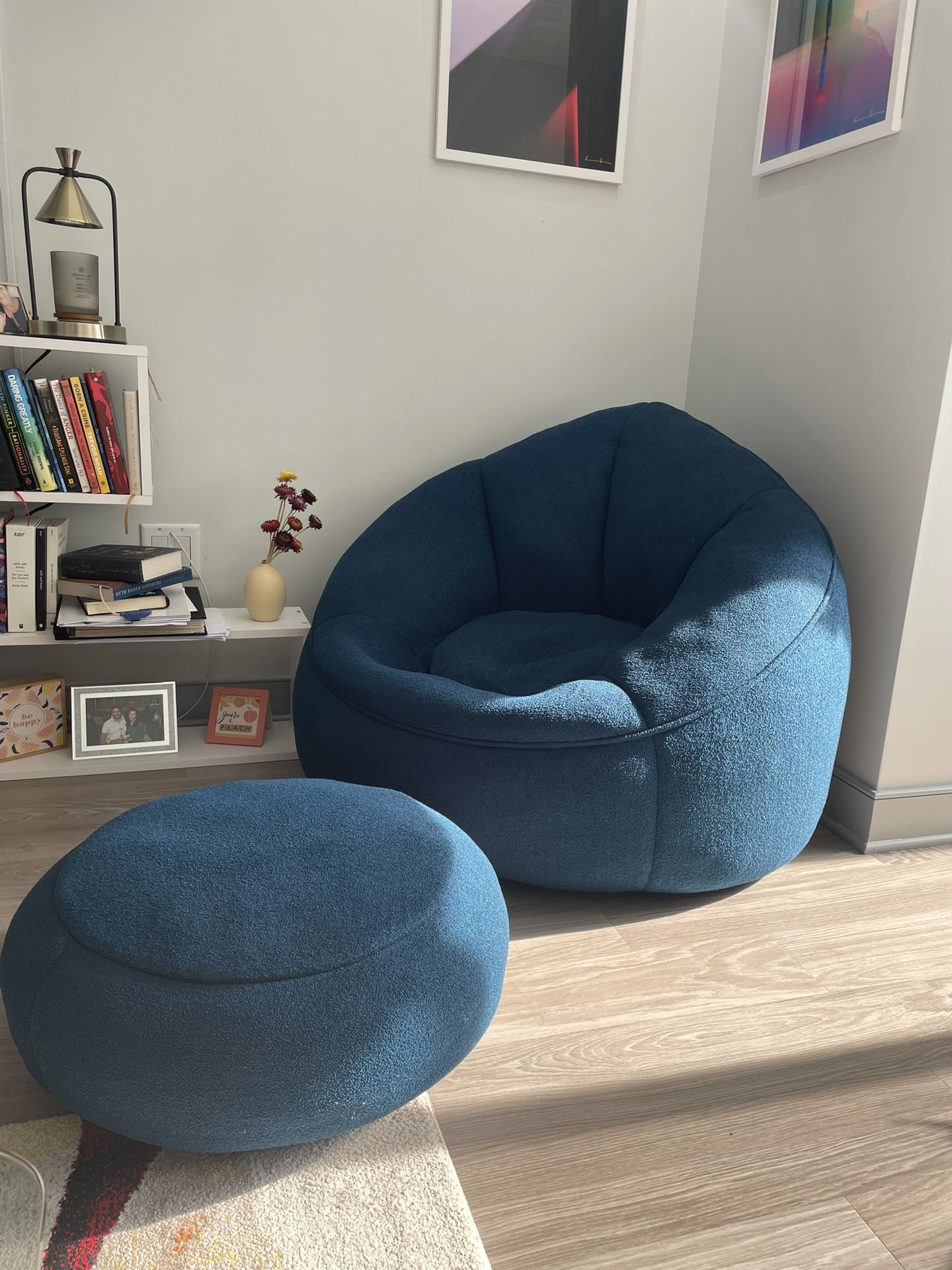 Blue Bean Bag Chair for Adult,All Products : American Fashion Style Bags On Sale