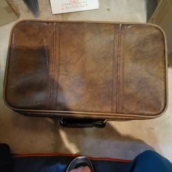 Leather Suit Case