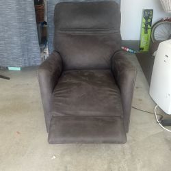 Gray Eletric Recliner