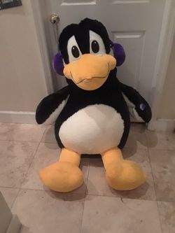 Stuffed animal penguin